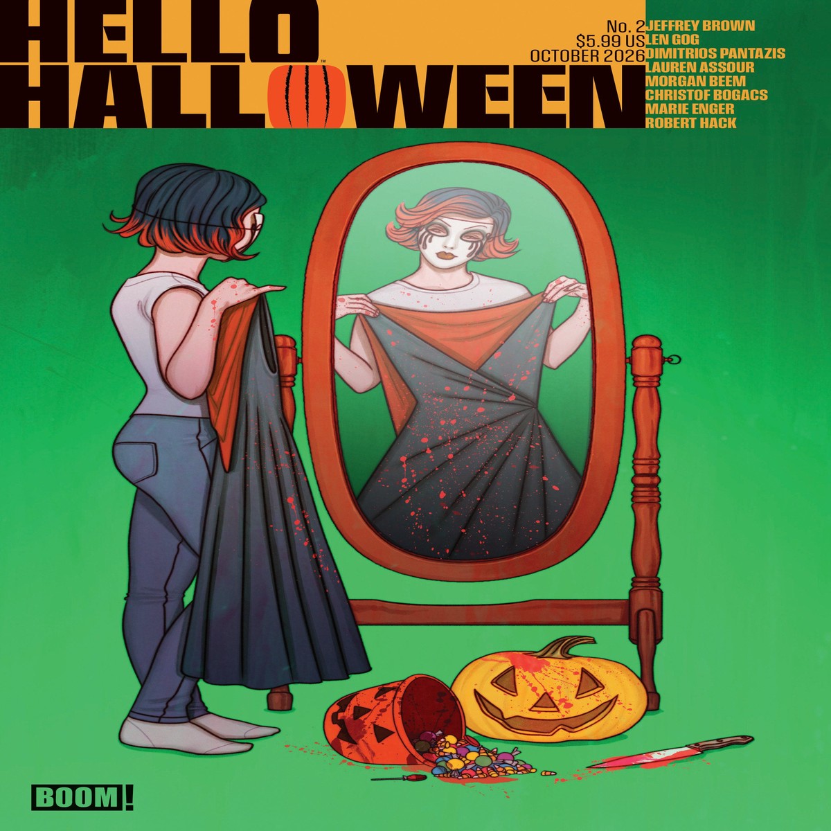 Hello Halloween #2 B Variant (Dressed, Frison)