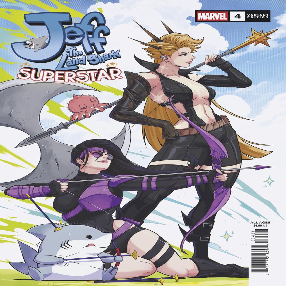 Jeff The Land Shark: Superstar #4 Jhony Caballero Variant