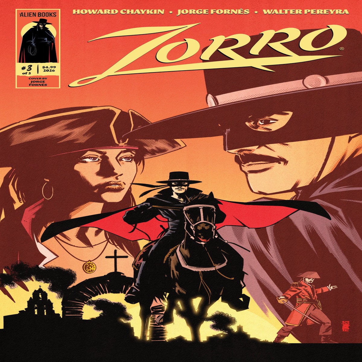 Zorro #3 Cover A (Forns)