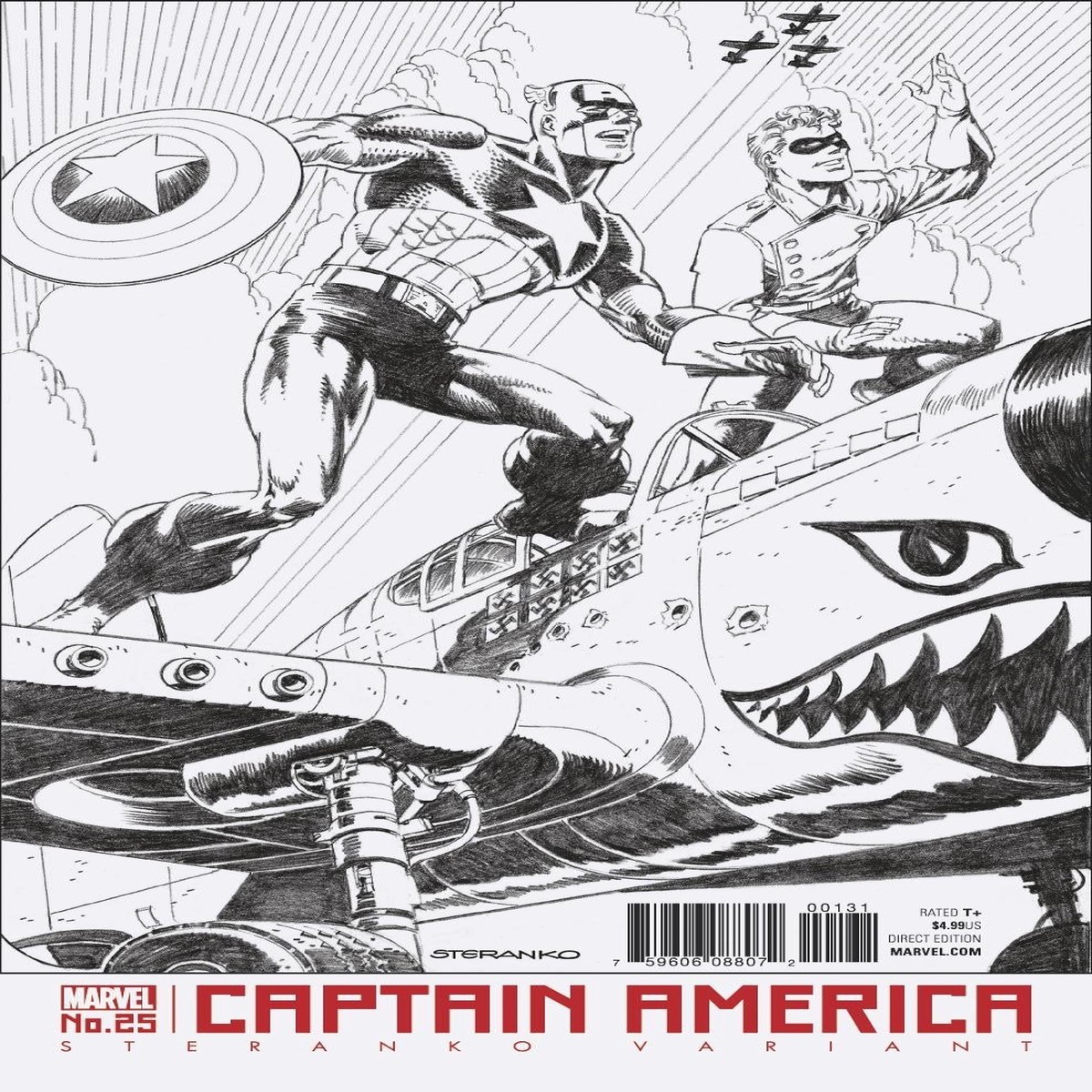 CAPTAIN AMERICA #25 STERANKO VAR SE