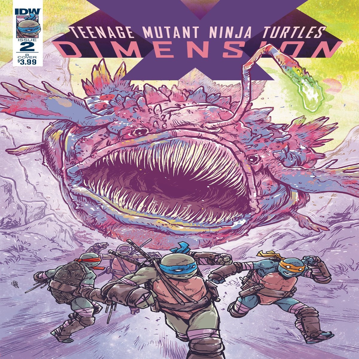 TMNT DIMENSION X #2 CVR B DIALYNAS