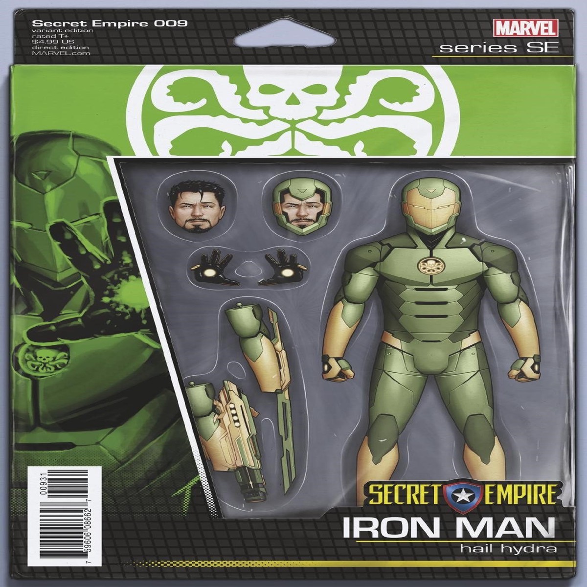 SECRET EMPIRE #9 (OF 10) CHRISTOPHER ACTION FIGURE VAR SE