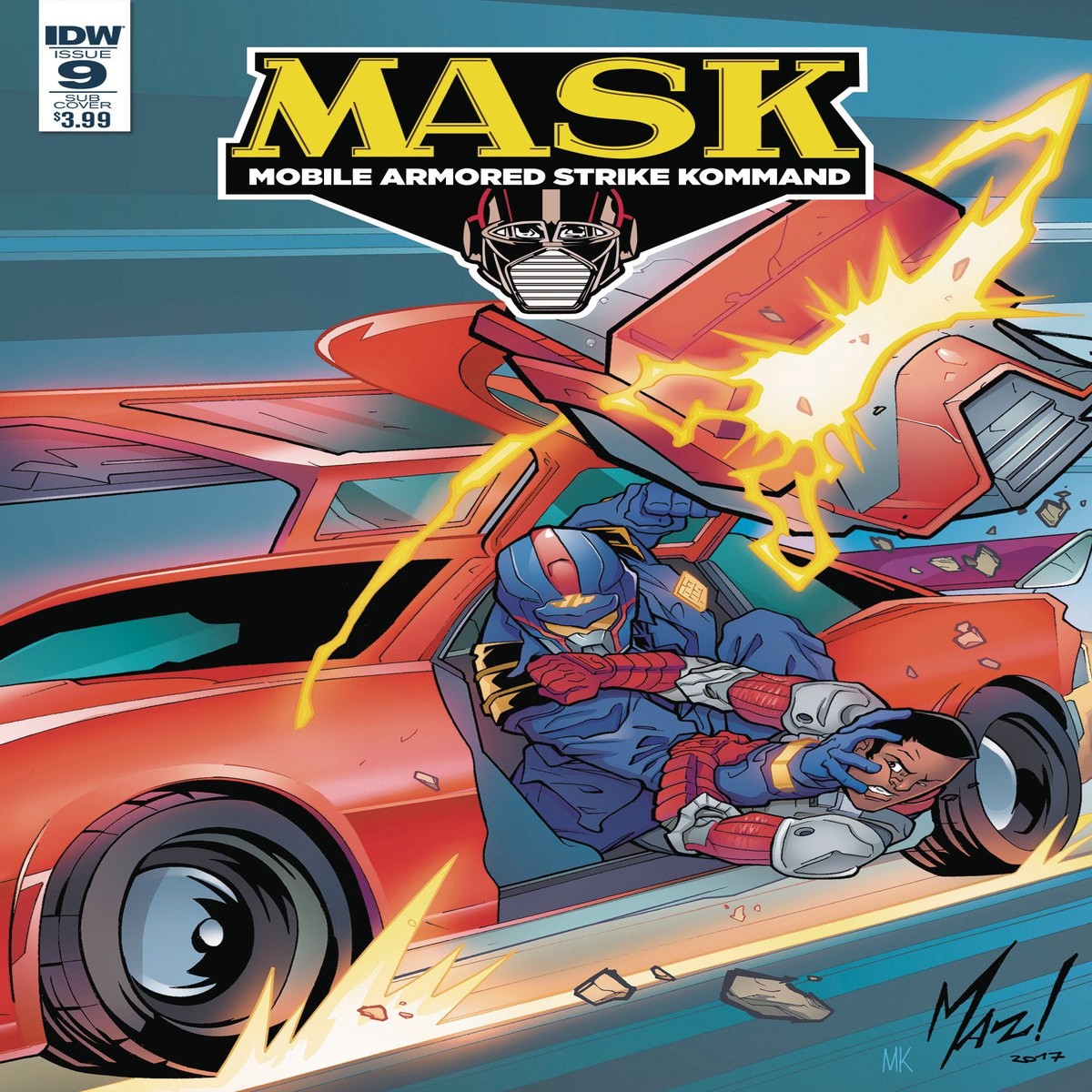 MASK MOBILE ARMORED STRIKE KOMMAND #9 CVR C MAZZARA