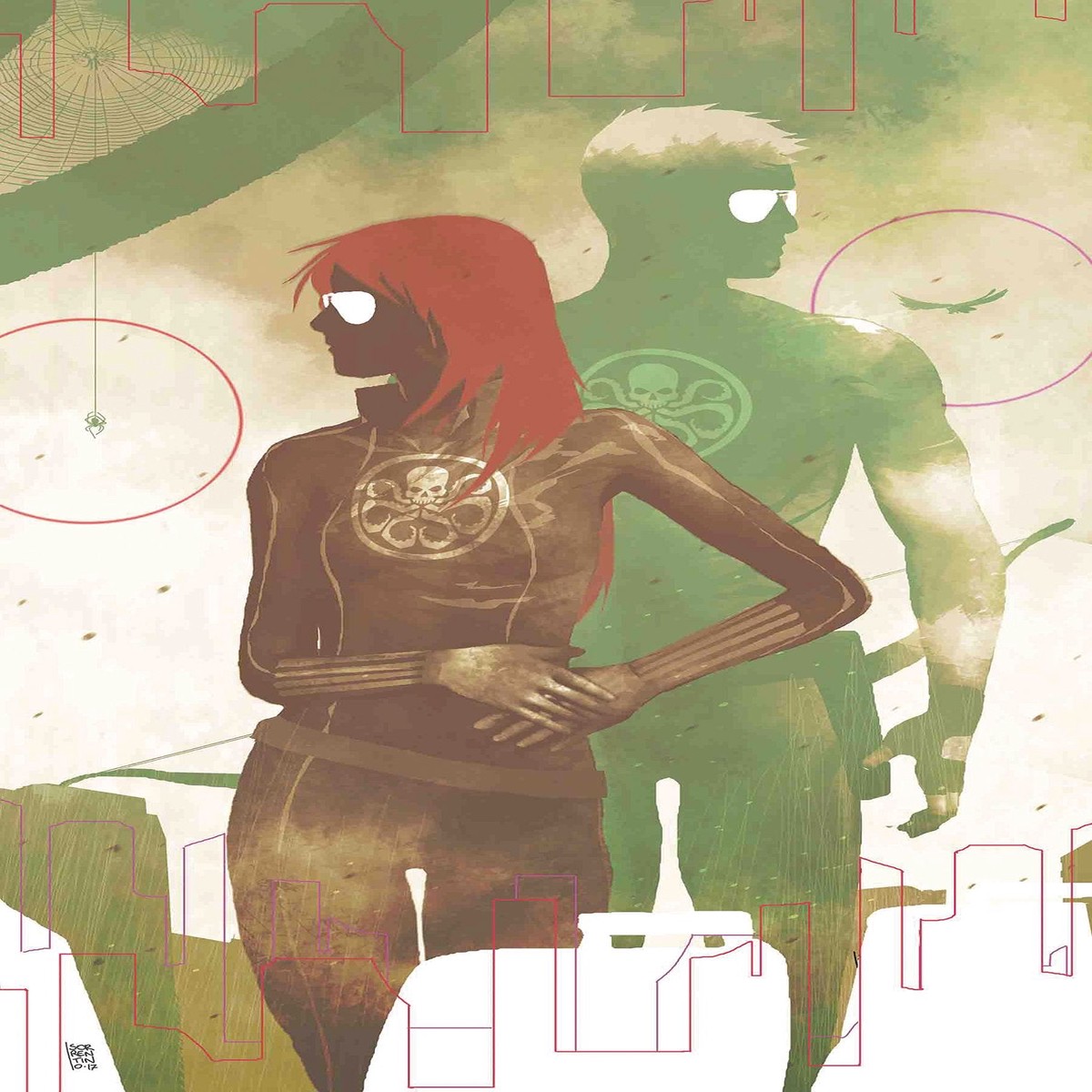 SECRET EMPIRE #9 (OF 10) SORRENTINO HYDRA HEROES VAR SE
