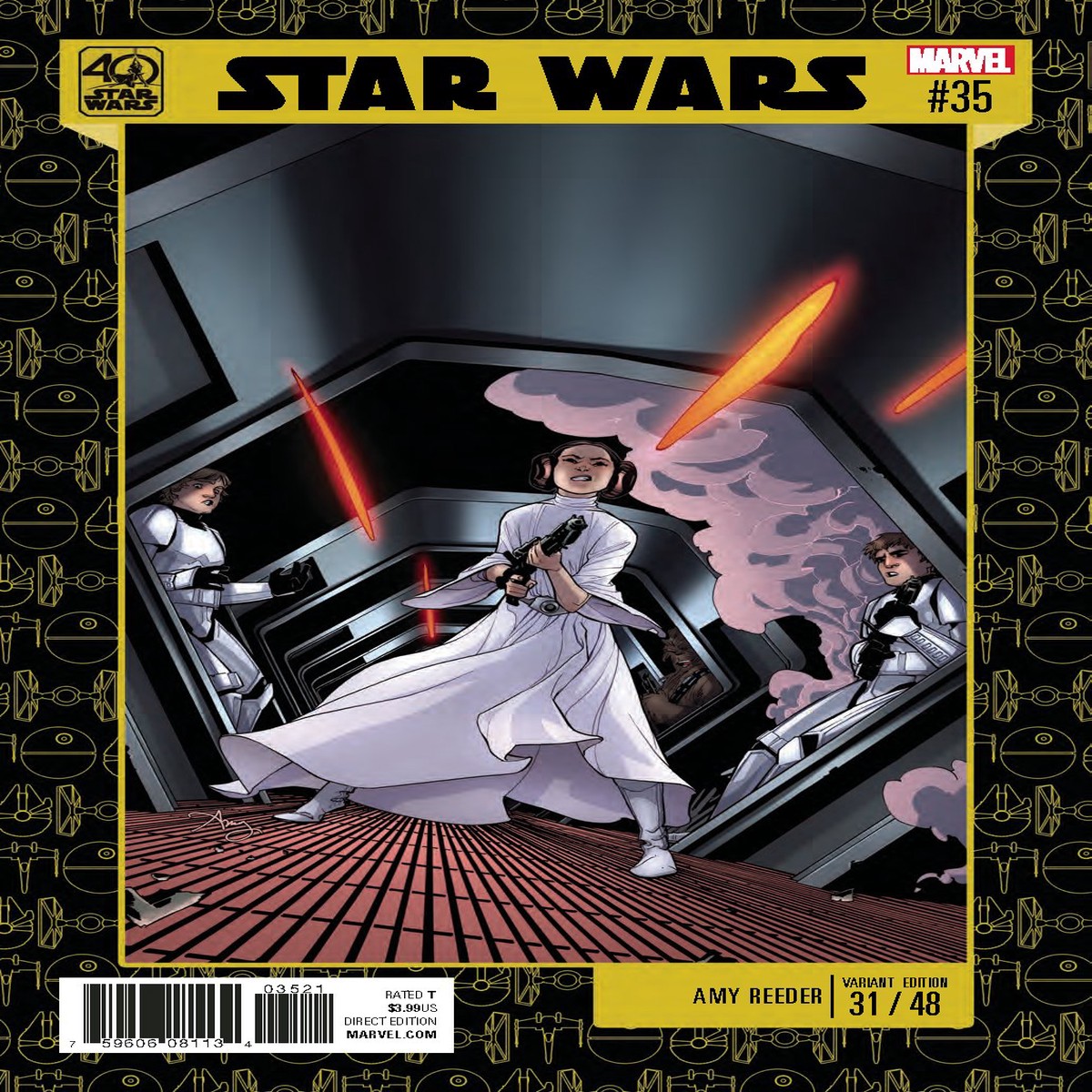 STAR WARS #35 REEDER STAR WARS 40TH ANNIV VAR