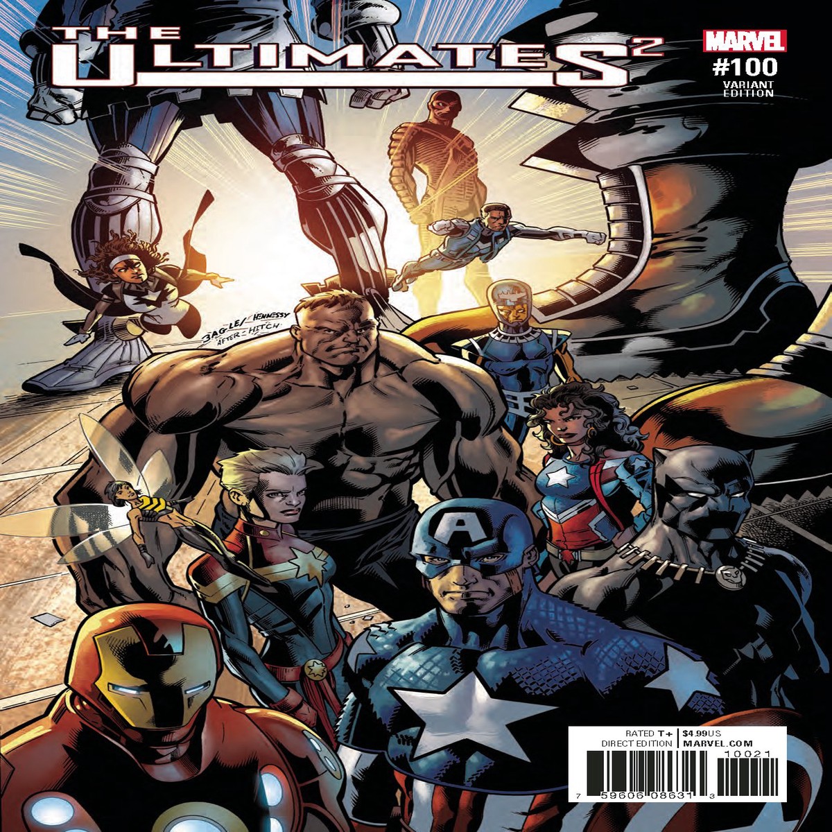 ULTIMATES 2 #100 BAGLEY VAR