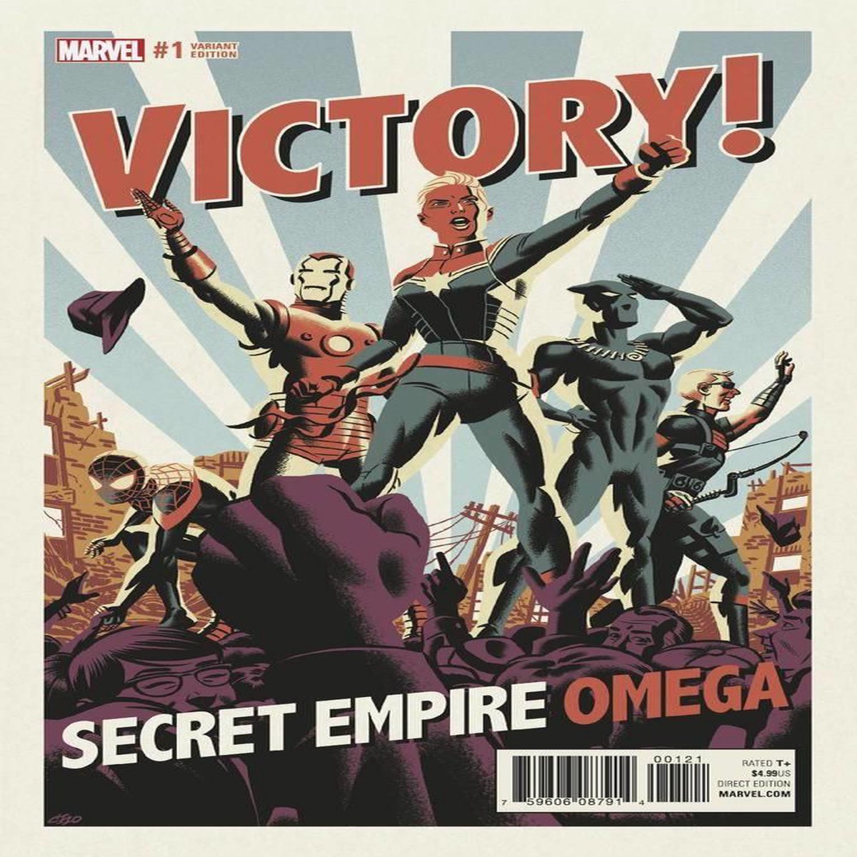SECRET EMPIRE OMEGA #1 MICHAEL CHO VAR SE