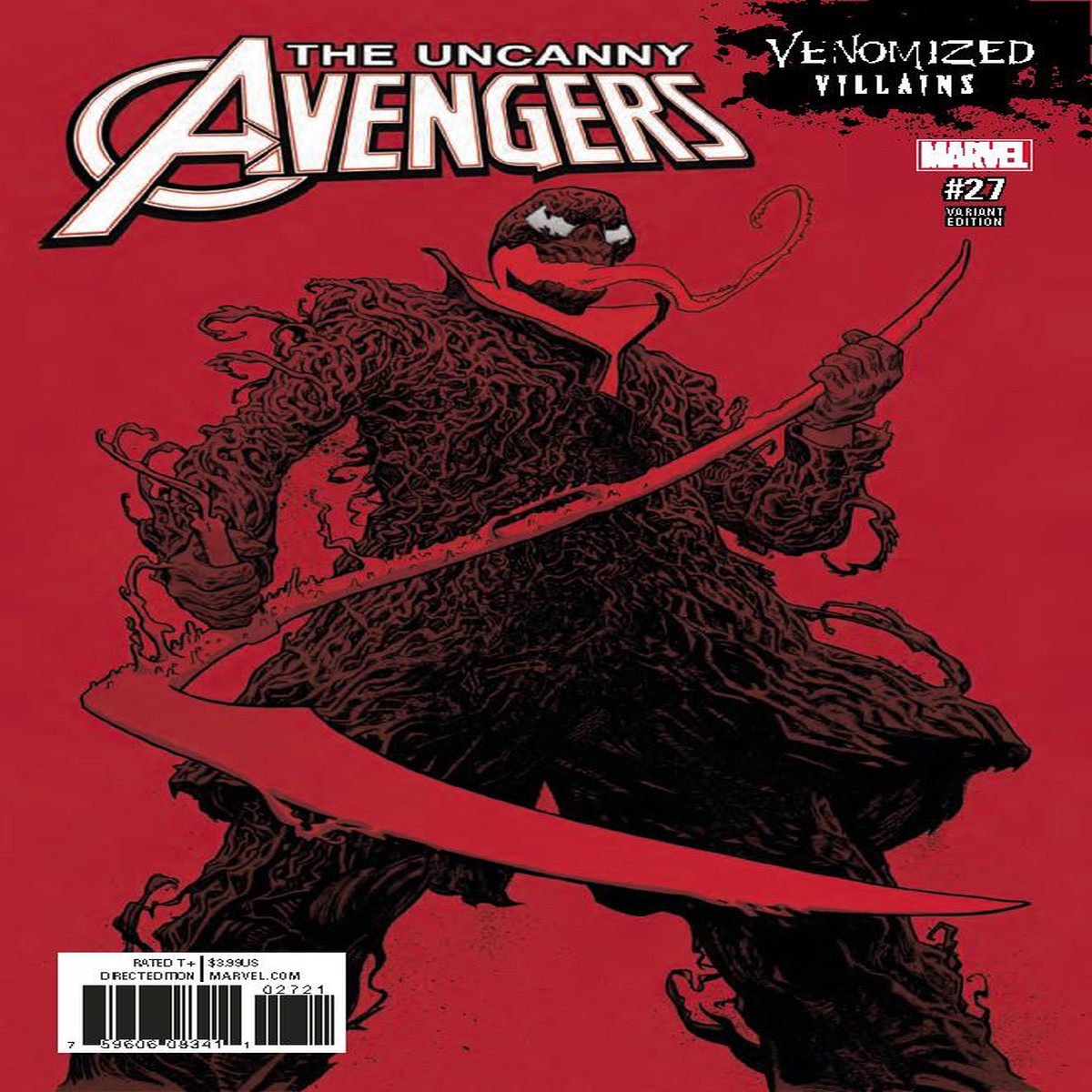 UNCANNY AVENGERS #27 VENOMIZED RED SKULL VAR