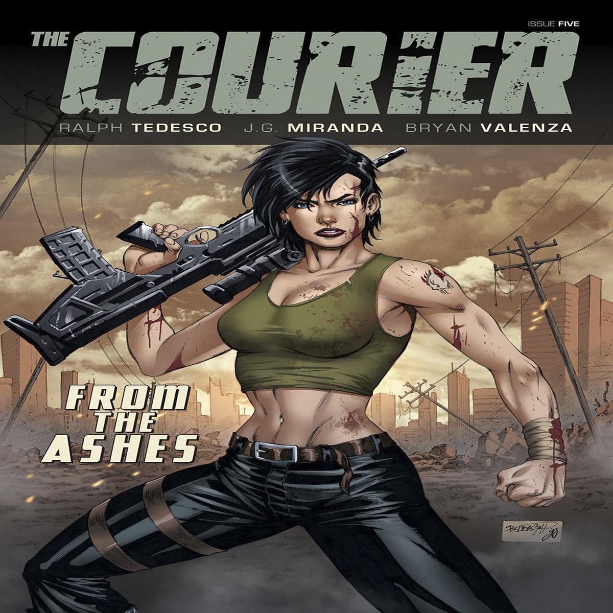 COURIER #5 (OF 5) CVR A GOH