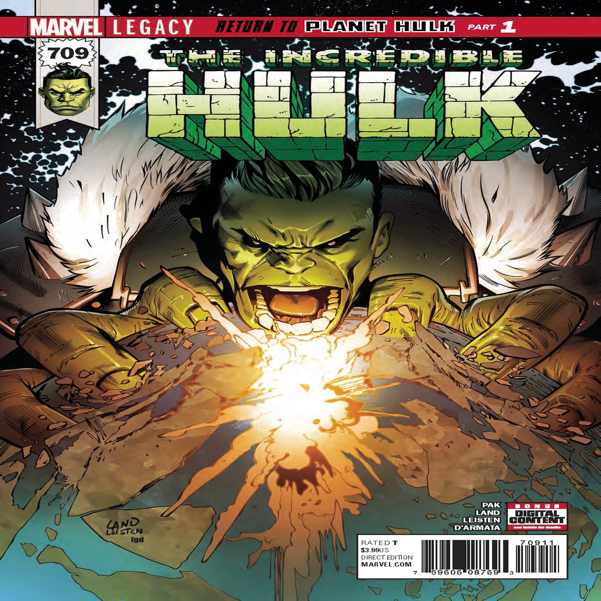 INCREDIBLE HULK #709 LEG