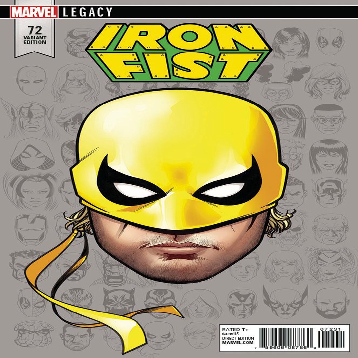 IRON FIST #73 MCKONE LEGACY HEADSHOT VAR LEG