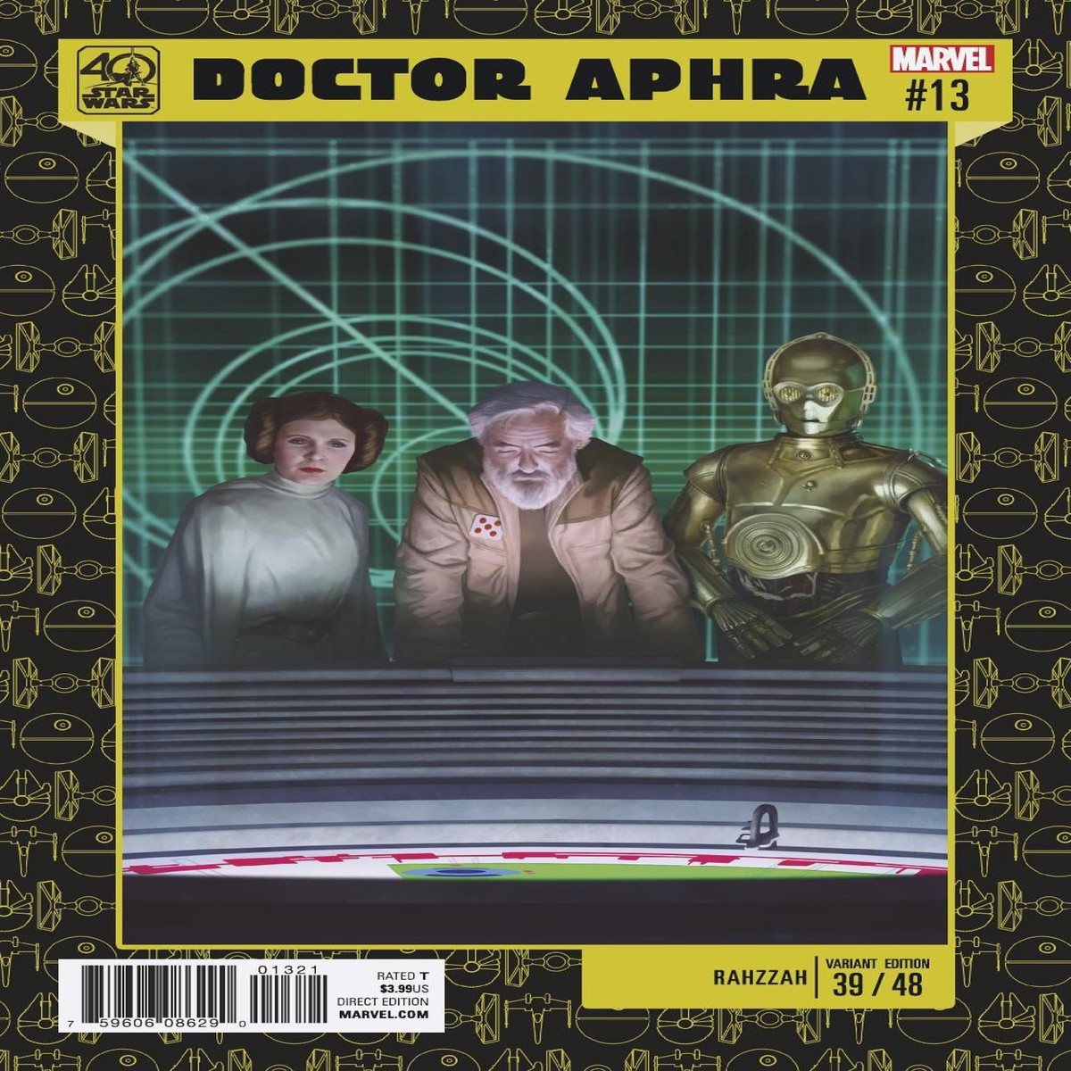 STAR WARS DOCTOR APHRA #13 RAHZZAH 40TH ANNIV VAR