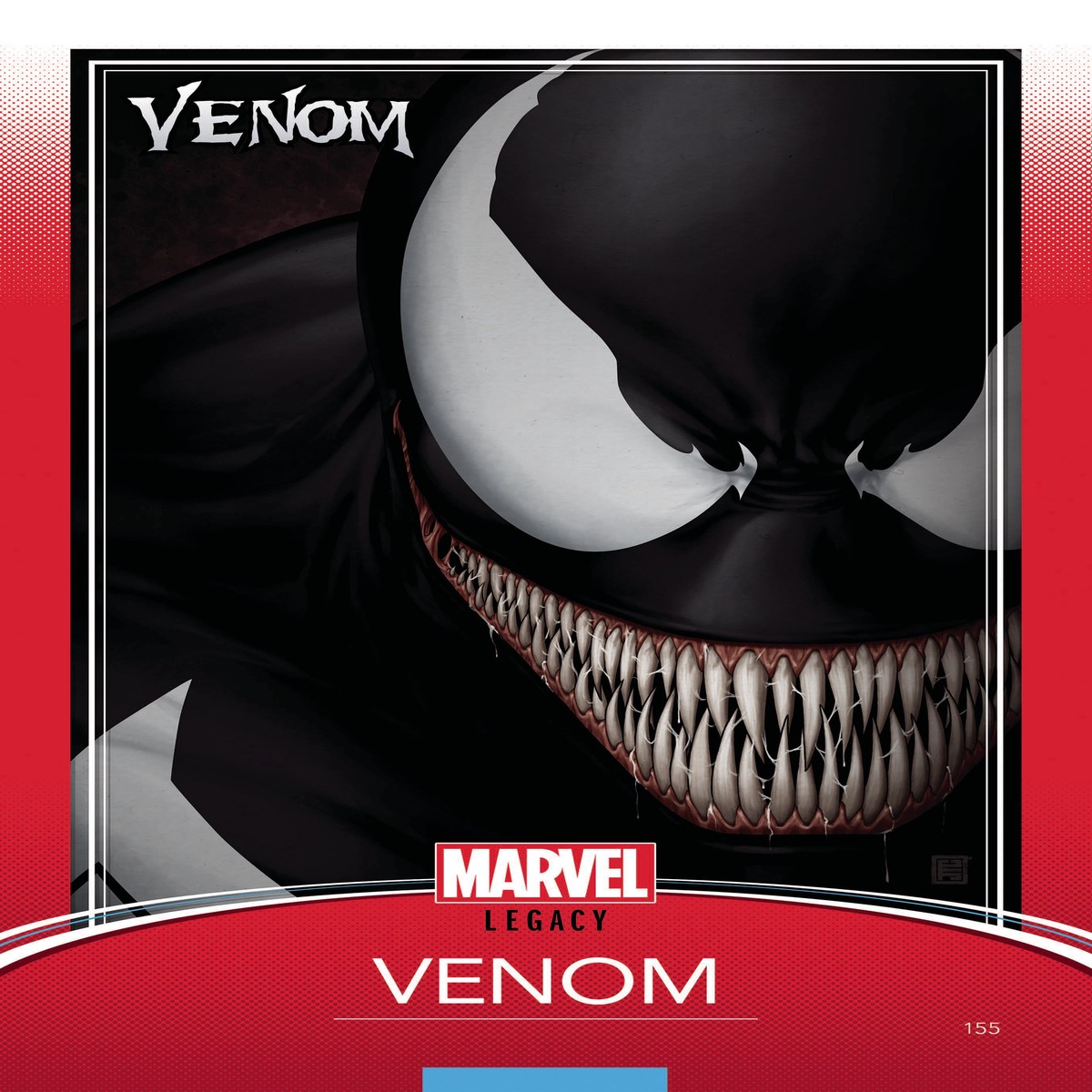 VENOM #155 CHRISTOPHER TRADING CARD VAR LEG