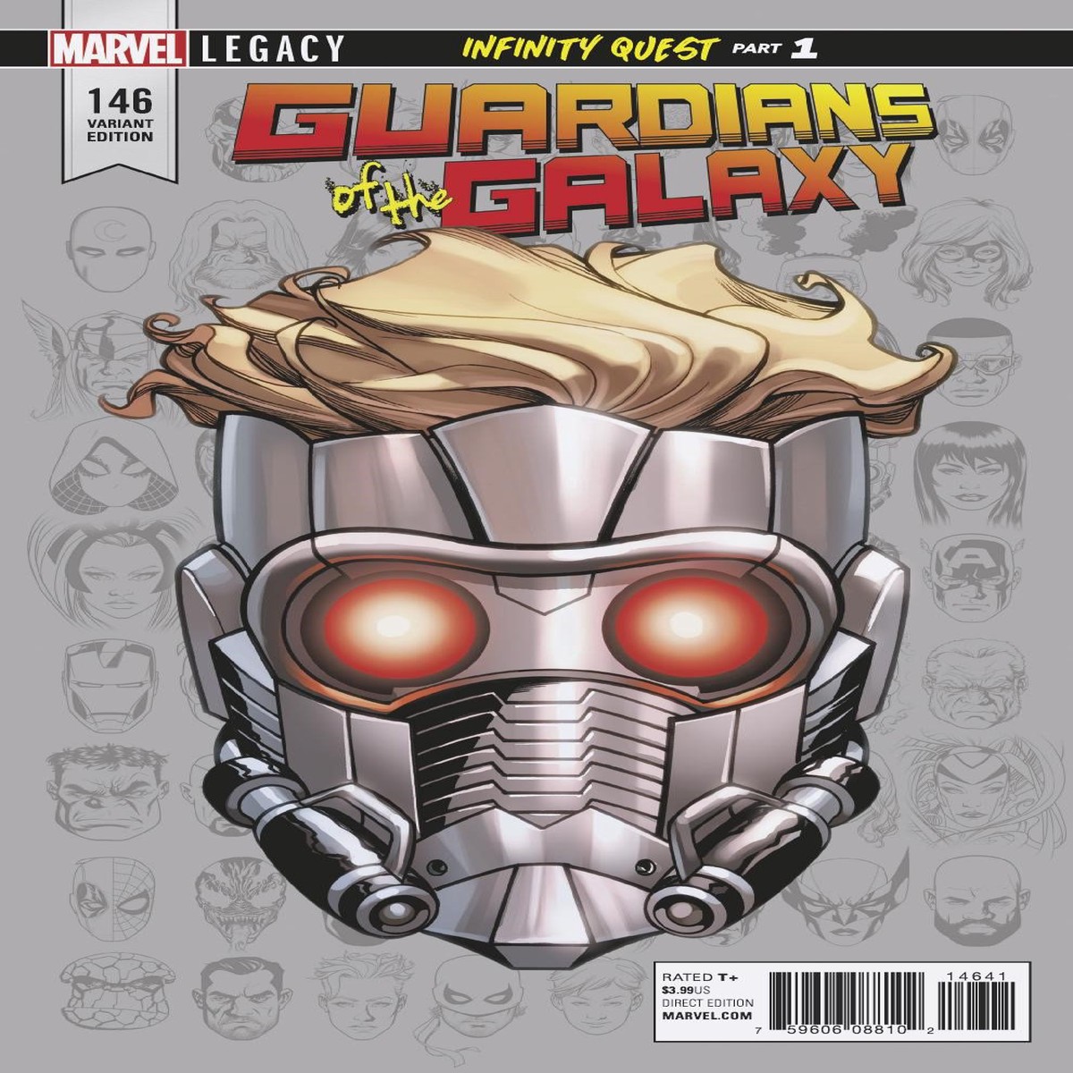 GUARDIANS OF GALAXY #146 MCKONE LEGACY HEADSHOT VAR LEG