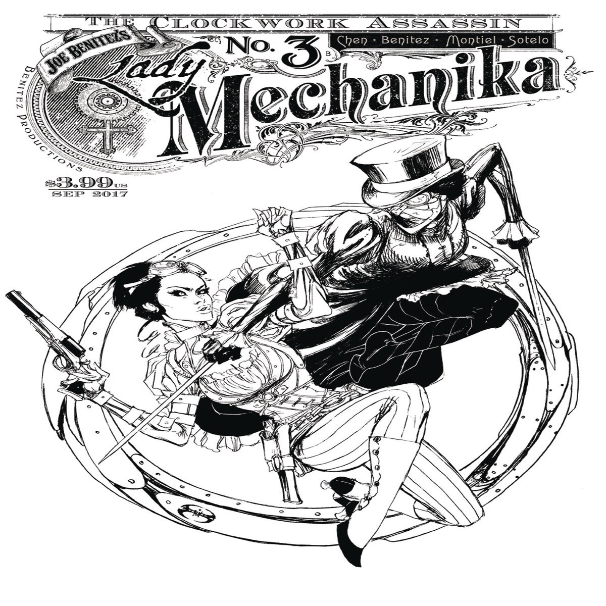 LADY MECHANIKA CLOCKWORK ASSASSIN #3 (OF 3) 10 COPY INCV