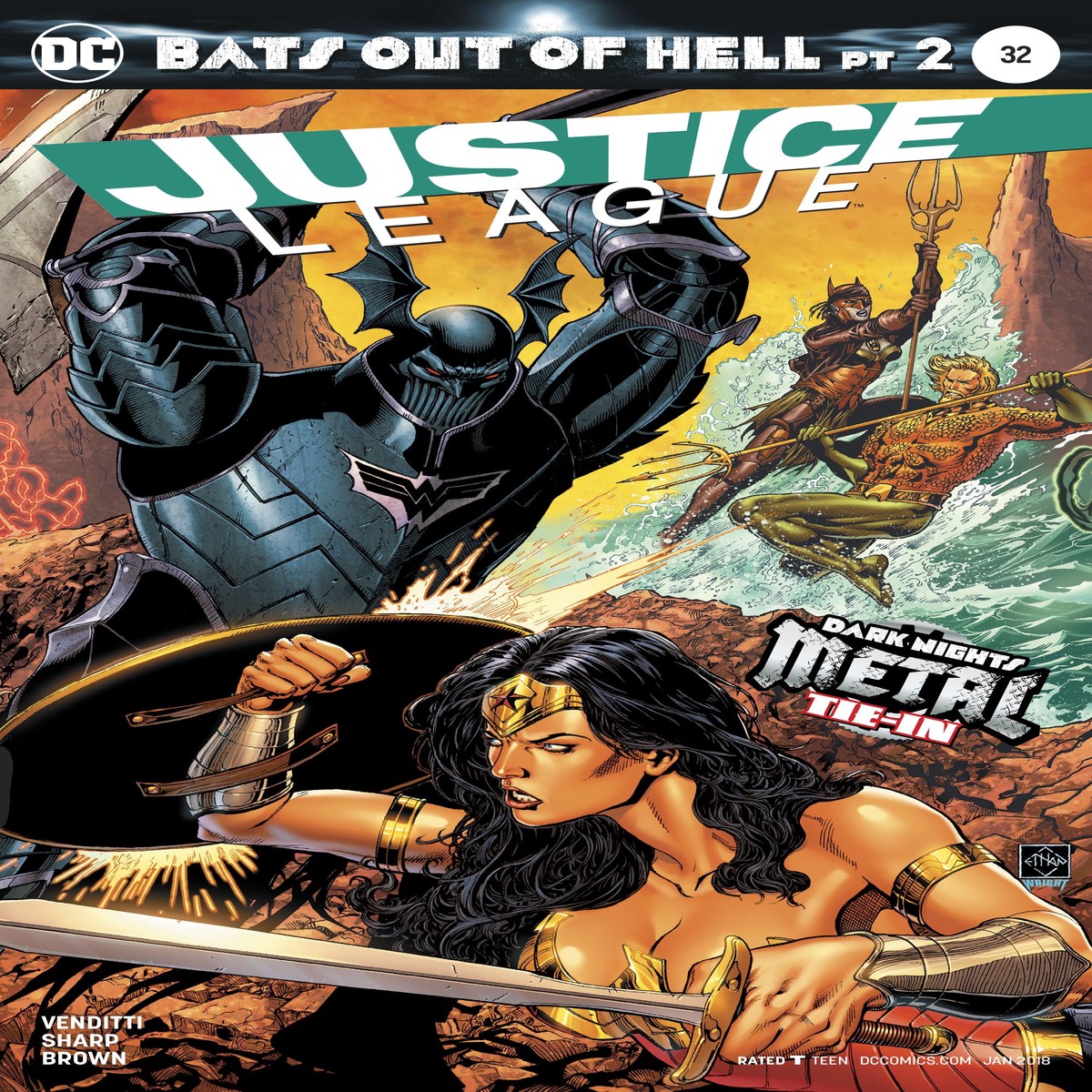 JUSTICE LEAGUE #32 DARK NIGHTS METAL