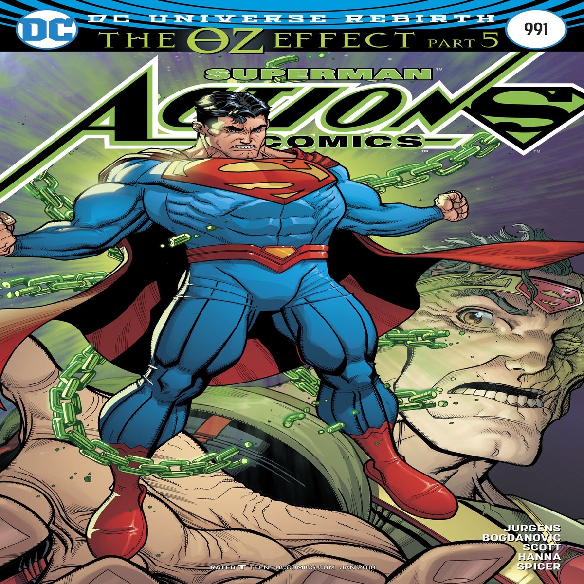 ACTION COMICS #991 LENTICULARED (OZ EFFECT)