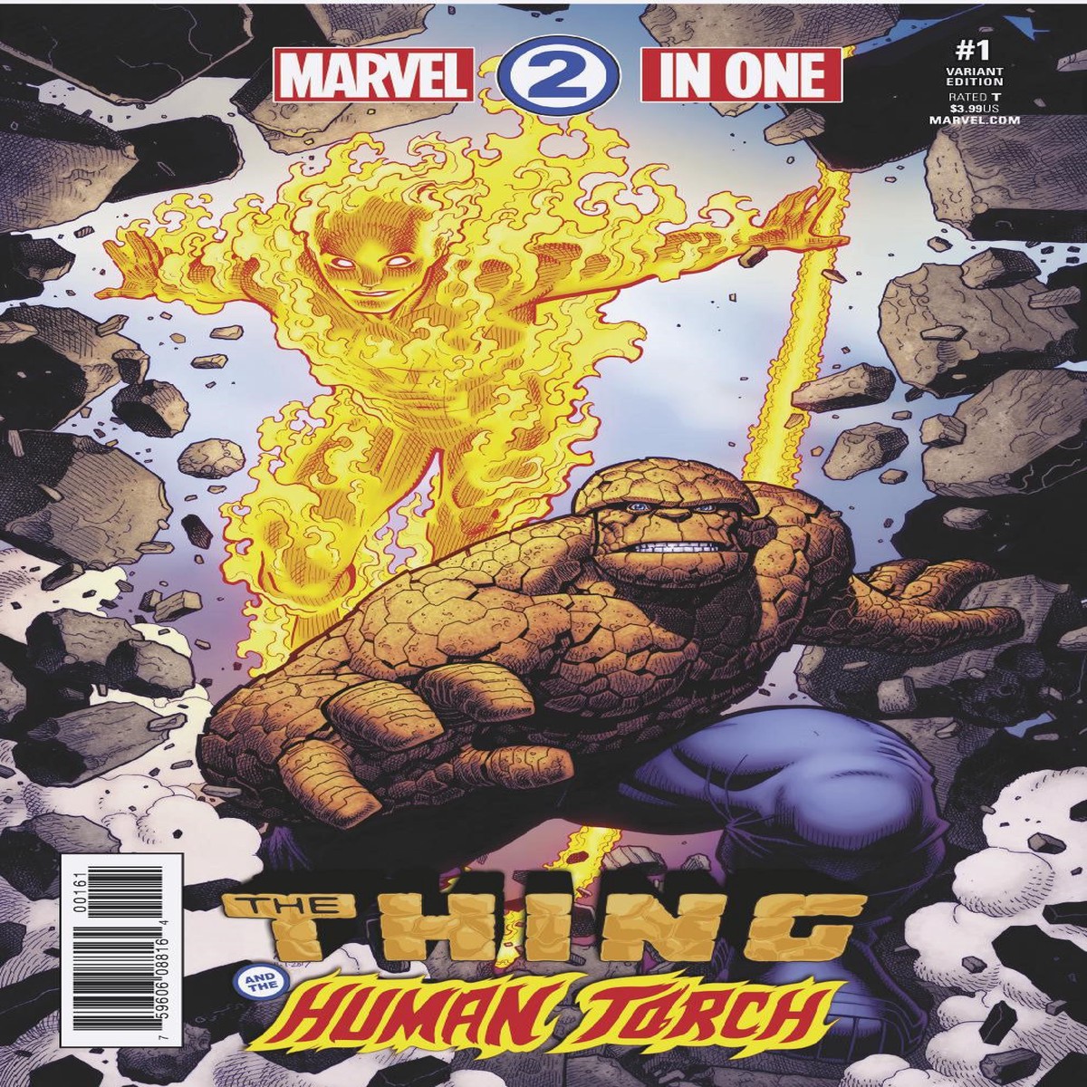 MARVEL TWO-IN-ONE #1 ARTHUR ADAMS VAR LEG
