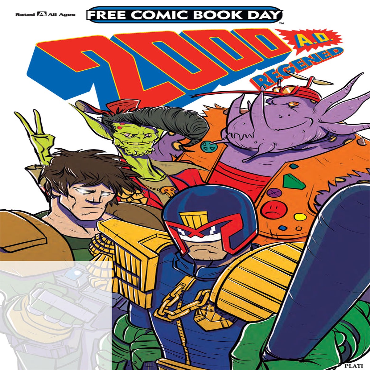 FCBD 2018 2000 AD REGENED