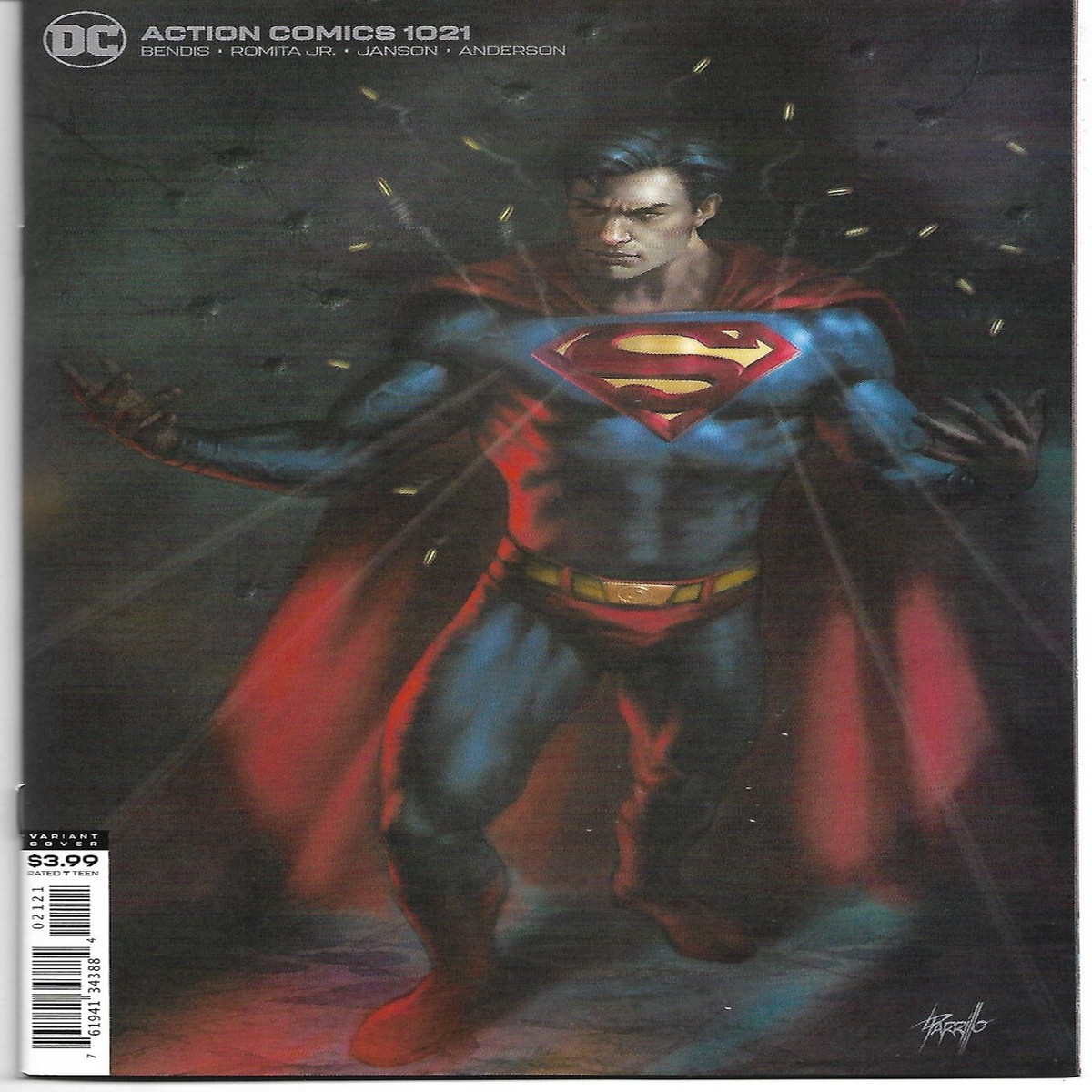 ACTION COMICS #1021 L PARRILLO VAR ED (DC 2020)