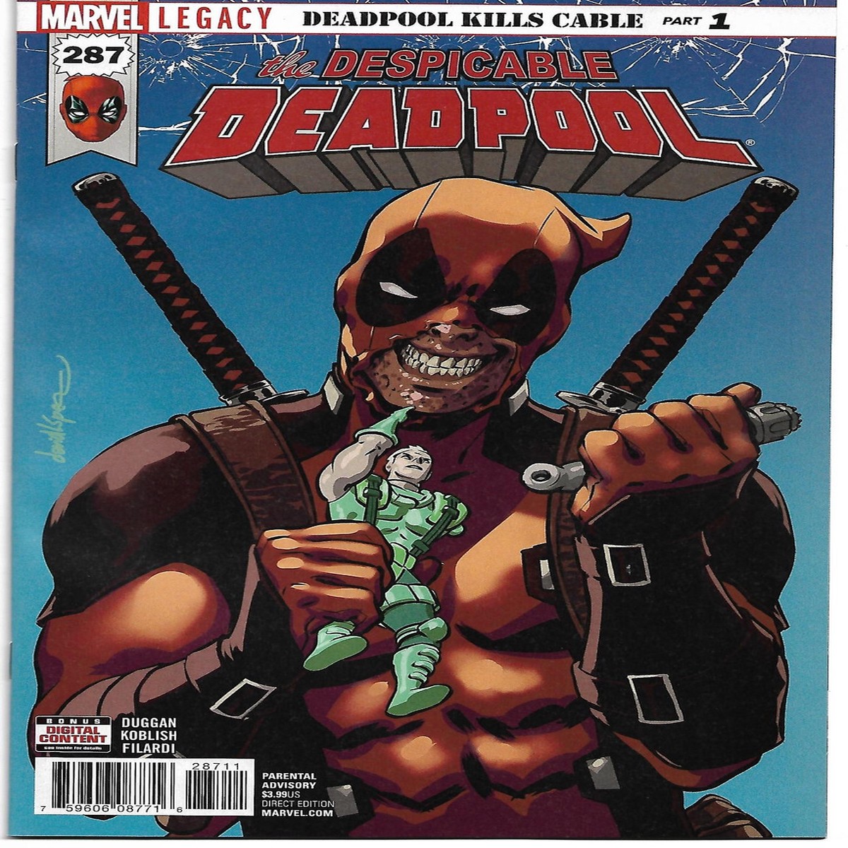 DESPICABLE DEADPOOL #287 LEG (MARVEL 2017)
