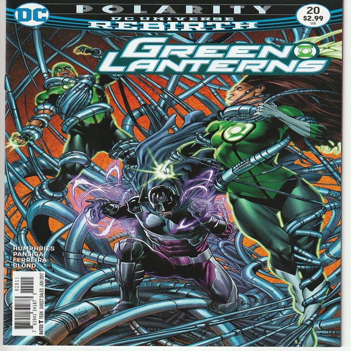 GREEN LANTERNS #20 (DC 2017) “NEW UNREAD”